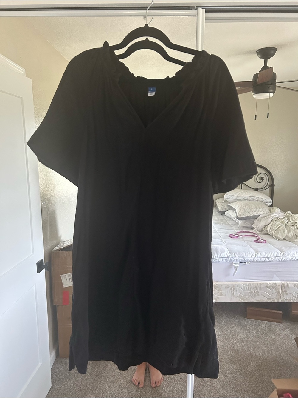 Old Navy Women's Black Dress - 100% cotton